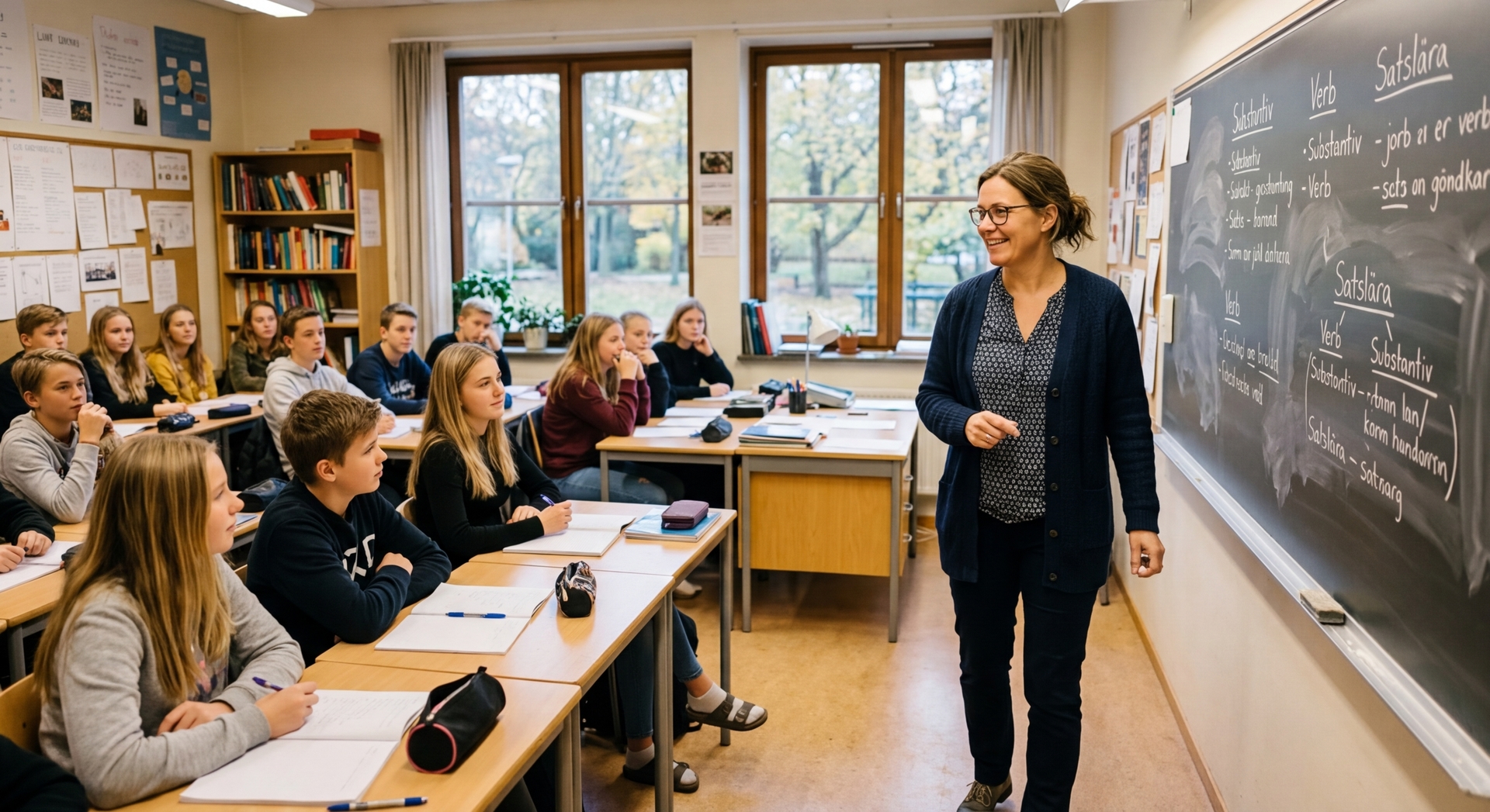 Vad gör en Svensklärare?